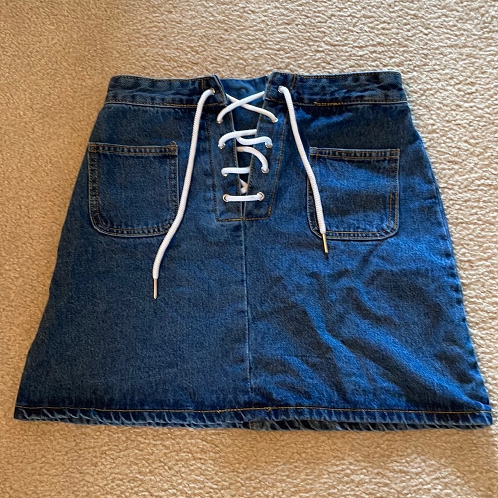 jean skirt